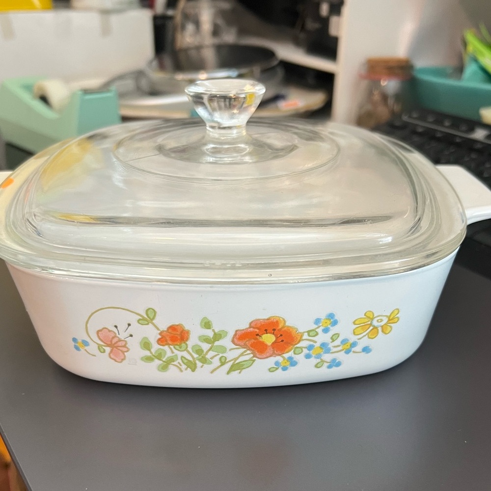 Vintage Square Corningware 2.5 qt